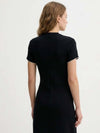WOMEN'S DRESS - GUESS ATHLEISURE BLACK - V6GK07 K3002 3