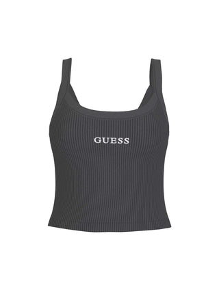 TOP DONNA - GUESS ATHLEISURE NERO - V6GP16 K3180 1