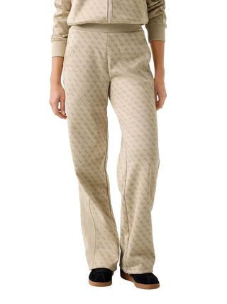 WOMEN'S TROUSERS - GUESS ATHLEISURE BEIGE - V6RB09 K2042