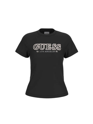 WOMEN'S T-SHIRT - GUESS ATHLEISURE BLACK - V6RI10 I3Z14 1