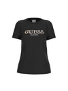 WOMEN'S T-SHIRT - GUESS ATHLEISURE BLACK - V6RI11 J1314 1