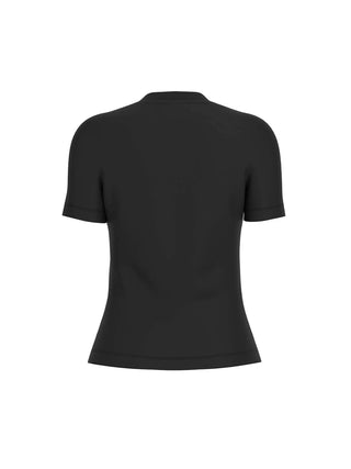 WOMEN'S T-SHIRT - GUESS ATHLEISURE BLACK - V6RI15 J1314 2
