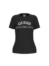 WOMEN'S T-SHIRT - GUESS ATHLEISURE BLACK - V6RI16 I3Z14 1