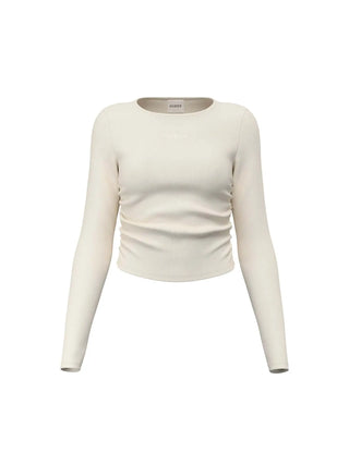 WOMEN'S SWEATSHIRT - GUESS ATHLEISURE WHITE - V6RP08 KD932
