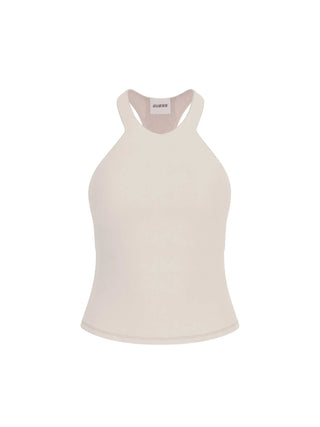 TOP DONNA - GUESS ATHLEISURE BIANCO - V6RP09 KD932