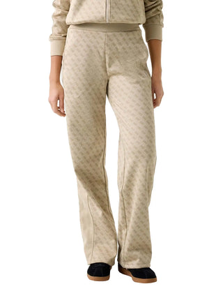 WOMEN'S SWEATSHIRT - GUESS ATHLEISURE BEIGE - V6RQ08 K2042