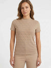 WOMEN'S T-SHIRT - GUESS APPAREL BEIGE - W4BI26 J1314 2