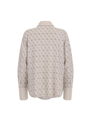 WOMEN'S SHIRT - GUESS APPAREL BEIGE - W4YH47 WF1T2 2