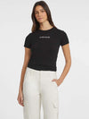 WOMEN'S T-SHIRT - GUESS JEANS BLACK - W4YI01 J1314 2