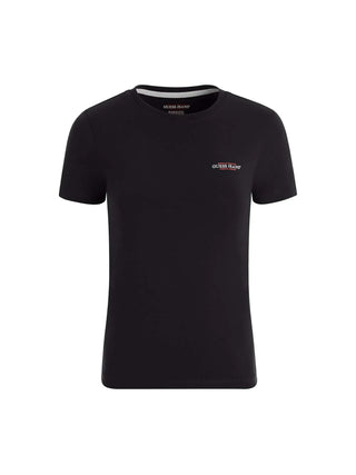 WOMEN'S T-SHIRT - GUESS JEANS BLACK - W4YI02 J1314