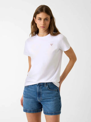 WOMEN'S T-SHIRT - GUESS JEANS WHITE - W4YI10 J1314 3