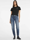 WOMEN'S T-SHIRT - GUESS JEANS BLACK - W4YI10 J1314 2