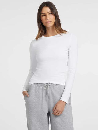 WOMEN'S T-SHIRT - GUESS JEANS WHITE - W4YI22 J1314 2