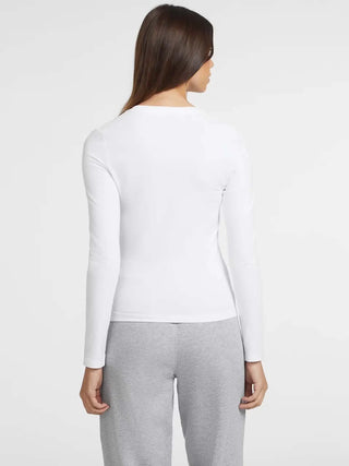 WOMEN'S T-SHIRT - GUESS JEANS WHITE - W4YI22 J1314 3