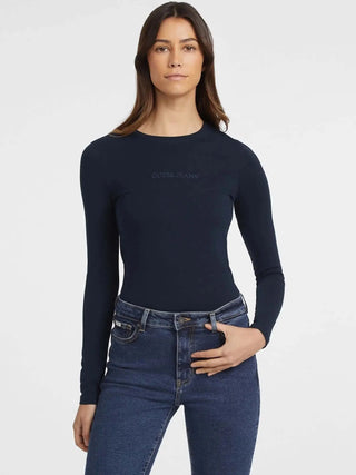 WOMEN'S T-SHIRT - GUESS JEANS BLUE - W4YI22 J1314 2