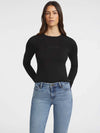 WOMEN'S T-SHIRT - GUESS JEANS BLACK - W4YI22 J1314 2