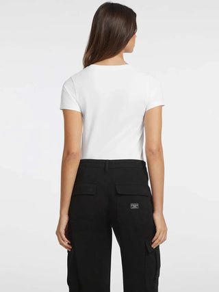 WOMEN'S T-SHIRT - GUESS JEANS WHITE - W4YI23 J1314 3