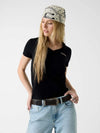 WOMEN'S T-SHIRT - GUESS JEANS BLACK - W4YI23 J1314 2