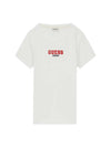 T-SHIRT DONNA - GUESS JEANS BIANCO - W4YI64 KA0H1 1