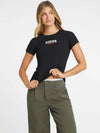 T-SHIRT DONNA - GUESS JEANS NERO - W4YI64 KA0H1 2