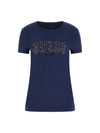 WOMEN'S T-SHIRT - GUESS APPAREL BLUE - W5GI04 J1314 1