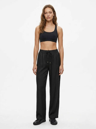 WOMEN'S TROUSERS - GUESS APPAREL BLACK - W6GB07 W1781 3
