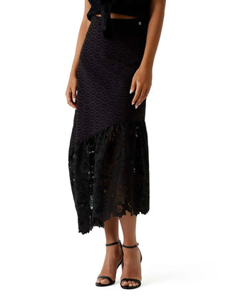 GONNA DONNA - GUESS APPAREL NERO - W6GD40 W1882 2