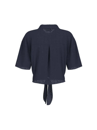 CAMICIA DONNA - GUESS JEANS BLU - W6GHA3 WO331 2