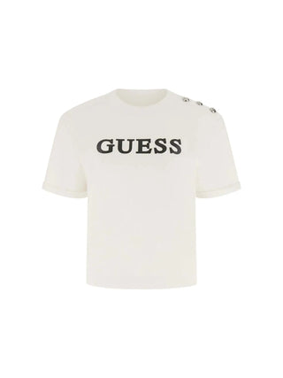 T-SHIRT DONNA - GUESS APPAREL BIANCO - W6GI06 K3018