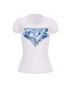 WOMEN'S T-SHIRT - GUESS APPAREL WHITE - W6GI11 K3026 1