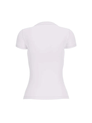 WOMEN'S T-SHIRT - GUESS APPAREL WHITE - W6GI11 K3026 2