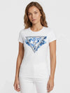 WOMEN'S T-SHIRT - GUESS APPAREL WHITE - W6GI11 K3026 3