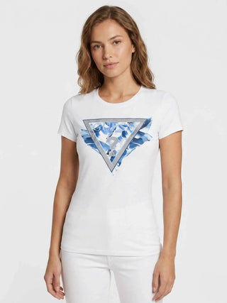 WOMEN'S T-SHIRT - GUESS APPAREL WHITE - W6GI11 K3026 3