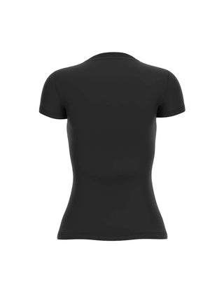 WOMEN'S T-SHIRT - GUESS APPAREL BLACK - W6GI19 K3042 2