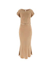 WOMEN'S DRESS - GUESS APPAREL SAND - W6GK50 W1950 1