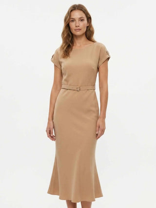 WOMEN'S DRESS - GUESS APPAREL SAND - W6GK50 W1950 2