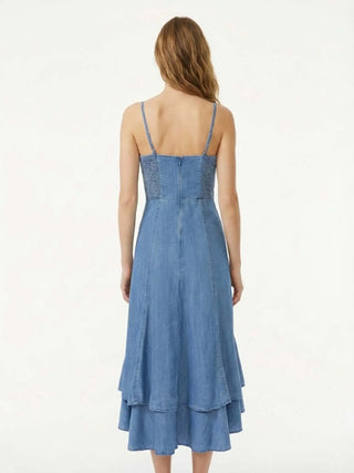 WOMEN'S DRESS - GUESS APPAREL BLUE - W6GK89 D0908 4