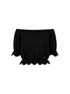 WOMEN'S TOP - GUESS APPAREL BLACK - W6GP47 K3336 1