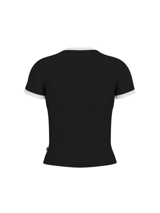T-SHIRT DONNA - GUESS JEANS NERO - W6GPA9 KF641 2