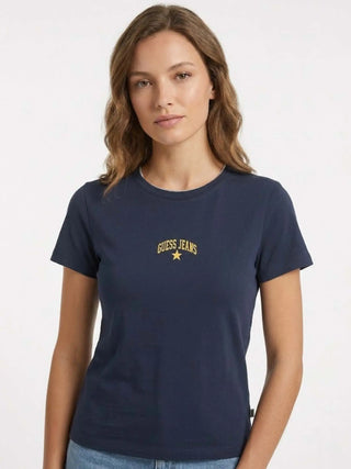 T-SHIRT DONNA - GUESS JEANS BLU - W6GPZ3 KA0H1 3