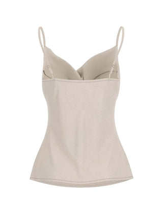 WOMEN'S TANK TOP - GUESS APPAREL BEIGE - W6RH55 WJ732 2