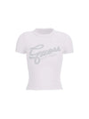 WOMEN'S T-SHIRT - GUESS APPAREL WHITE - W6RI22 KA0H1 1