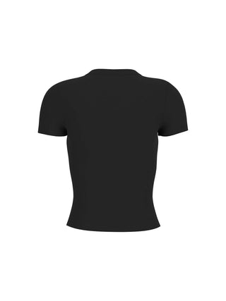 WOMEN'S T-SHIRT - GUESS APPAREL BLACK - W6RI22 KA0H1 2