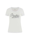 WOMEN'S T-SHIRT - GUESS APPAREL WHITE - W6RI24 J1314 1