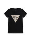 WOMEN'S T-SHIRT - GUESS APPAREL BLACK - W6RI32 J1314 1