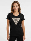 WOMEN'S T-SHIRT - GUESS APPAREL BLACK - W6RI32 J1314 3