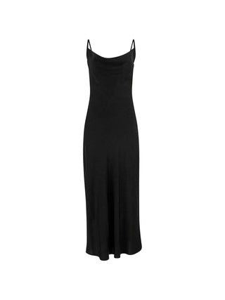 WOMEN'S DRESS - GUESS APPAREL BLACK - W6RK50 WJ732