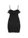 WOMEN'S DRESS - GUESS APPAREL BLACK - W6RK80 WI342 2