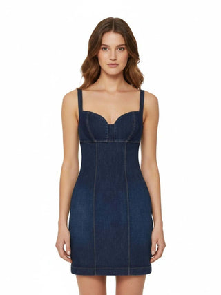 WOMEN'S DRESS - GUESS APPAREL BLUE - W6RK95 D6881 3
