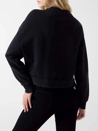 WOMEN'S SWEATSHIRT - GUESS JEANS BLACK - W6RQ04 KCPR1 2